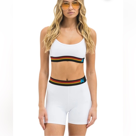 AV Nation Biker Short Set & Bra - Picture 1 of 7